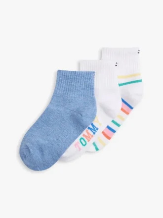 3-pack Color Mix Quarter-Top sokken voor kinderen