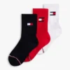 3-pack Flag Logo Crew-sokken voor kinderen