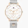 36 mm mesh-horloge met monogramaccent 36 mm mesh-horloge met monogramaccent