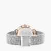 36 mm mesh-horloge met monogramaccent 36 mm mesh-horloge met monogramaccent