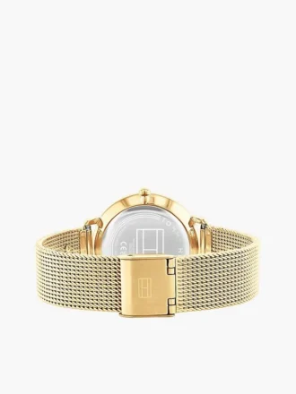 36 mm mesh-horloge met monogramaccent 36 mm mesh-horloge met monogramaccent