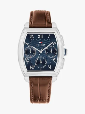 36 mm multifunctioneel horloge met leren band