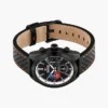 40 mm chronograafhorloge met leren band 40 mm chronograafhorloge met leren band