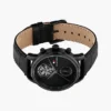 40 mm dresswatch met leren band 40 mm dresswatch met leren band
