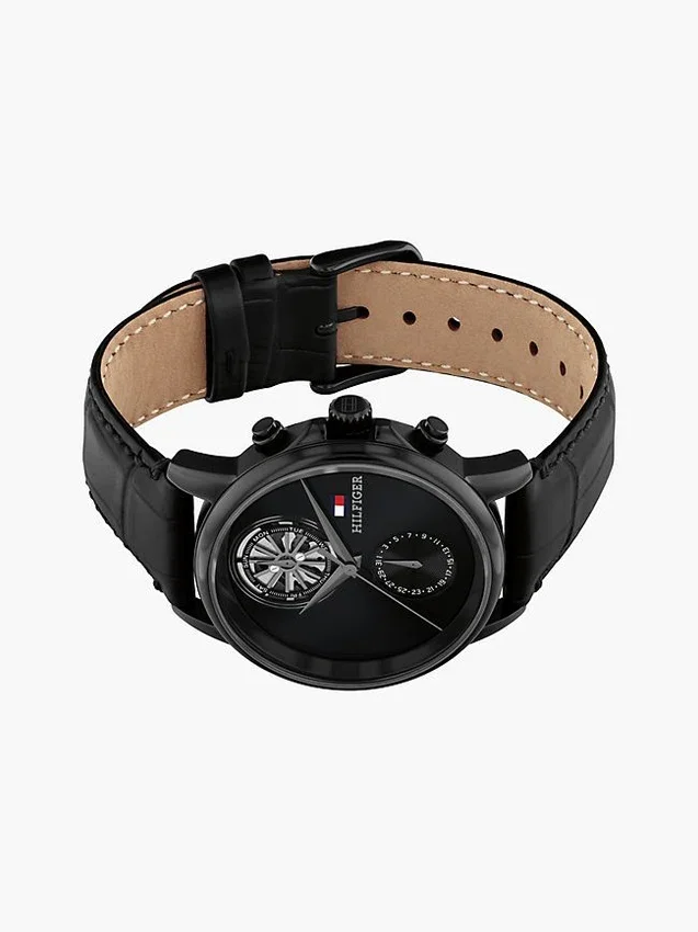 40 mm dresswatch met leren band 40 mm dresswatch met leren band