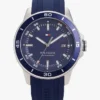 43 mm chronograafhorloge met siliconenband