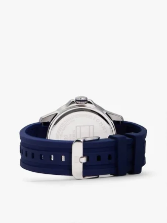 43 mm chronograafhorloge met siliconenband
