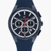 43 mm siliconenband Dual-Time-horloge