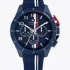 46 mm sporthorloge met siliconen band