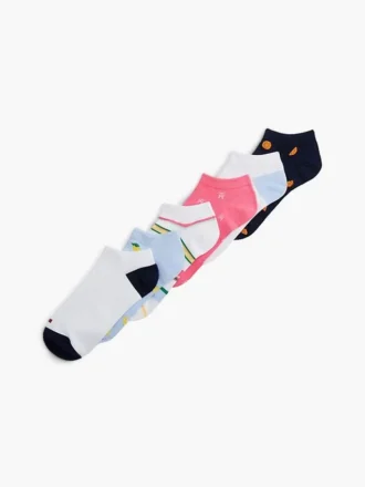 6-pack enkelsokken met diverse prints 6-pack enkelsokken met diverse prints