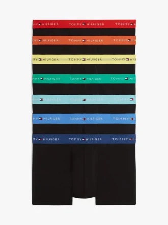 7-pack boxershorts met veelkleurige tailleband