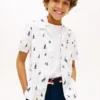 Allover zeil-stretchshirt voor kinderen Allover zeil-stretchshirt voor kinderen