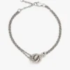 Armband met ketting en nautische knoop Armband met ketting en nautische knoop