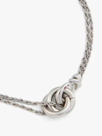Armband met ketting en nautische knoop