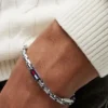 Armband met vlaggen en schakels Armband met vlaggen en schakels