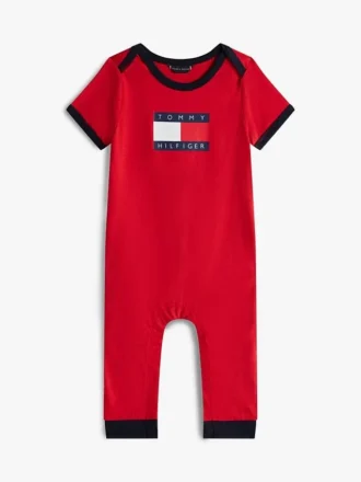 Baby’s overall with flag logo