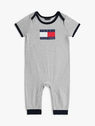 Baby’s overall with flag logo