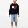 Baggy denim zeemansshort voor kinderen Baggy denim zeemansshort voor kinderen