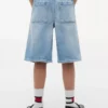 Baggy denim zeemansshort voor kinderen Baggy denim zeemansshort voor kinderen