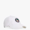 Baseballpet met cirkelvormig zeilvlaglogo Baseballpet met cirkelvormig zeilvlaglogo
