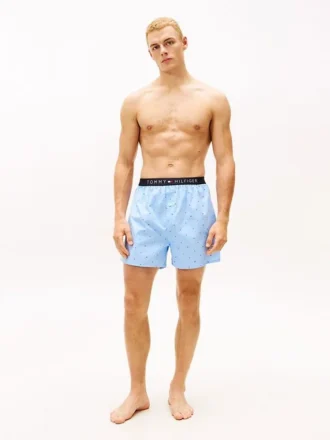 Bedrukte geweven boxershort