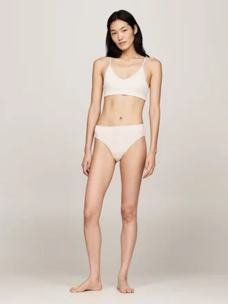 Bikini met gebreid logo