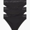 Bikinibroekje met kanten rand, 3-pack Bikinibroekje met kanten rand, 3-pack