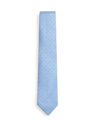 Birdseye stropdas van zijde-mix