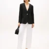 Blazer met relaxte pasvorm van linnenmix Blazer met relaxte pasvorm van linnenmix