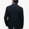 Blazer van katoen-wolmix met textuur Blazer van katoen-wolmix met textuur