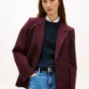 Blazer van wolmix met relaxte pasvorm Blazer van wolmix met relaxte pasvorm