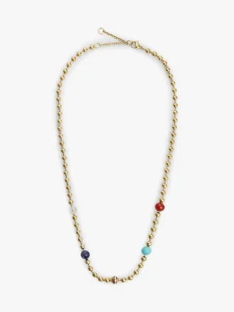 Boho veelkleurige kralenketting