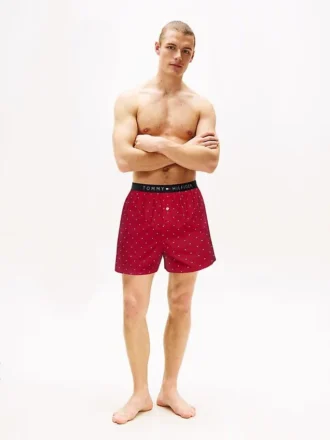 Boxershort met all-over vlaggenprint