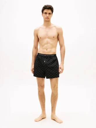 Boxershort met geweven logo Boxershort met geweven logo