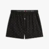 Boxershort met geweven logo