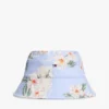 Buckethoed met bloemenprint voor kinderen Buckethoed met bloemenprint voor kinderen