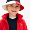 Buckethoed met kleurblokken voor kinderen