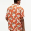 Camp-shirt met bloemenprint van linnenmix, normale pasvorm Camp-shirt met bloemenprint van linnenmix, normale pasvorm