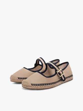 Canvas Mary Jane-espadrille