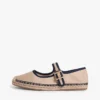 Canvas Mary Jane-espadrille Canvas Mary Jane-espadrille