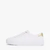 Canvas sneaker met metallic accenten Canvas sneaker met metallic accenten