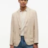 Casual blazer van geverfd linnen Casual blazer van geverfd linnen