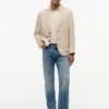 Casual blazer van geverfd linnen Casual blazer van geverfd linnen