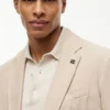 Casual blazer van geverfd linnen Casual blazer van geverfd linnen