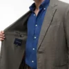 Casual blazer van geverfd linnen Casual blazer van geverfd linnen