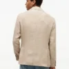 Casual blazer van geverfd linnen Casual blazer van geverfd linnen