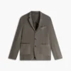 Casual blazer van geverfd linnen Casual blazer van geverfd linnen