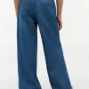 Chambray-broek met wijde pijpen voor kinderen