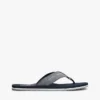 Chambray linnen teenslippers Chambray linnen teenslippers