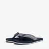 Chambray linnen teenslippers Chambray linnen teenslippers